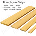 Brass Flat Bar Strip 2mm-32mm Thick