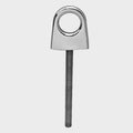 Premier Pontoons Boat Bow Eye Zamak 6 x 1 7/8 Inch by Premier Pontoons