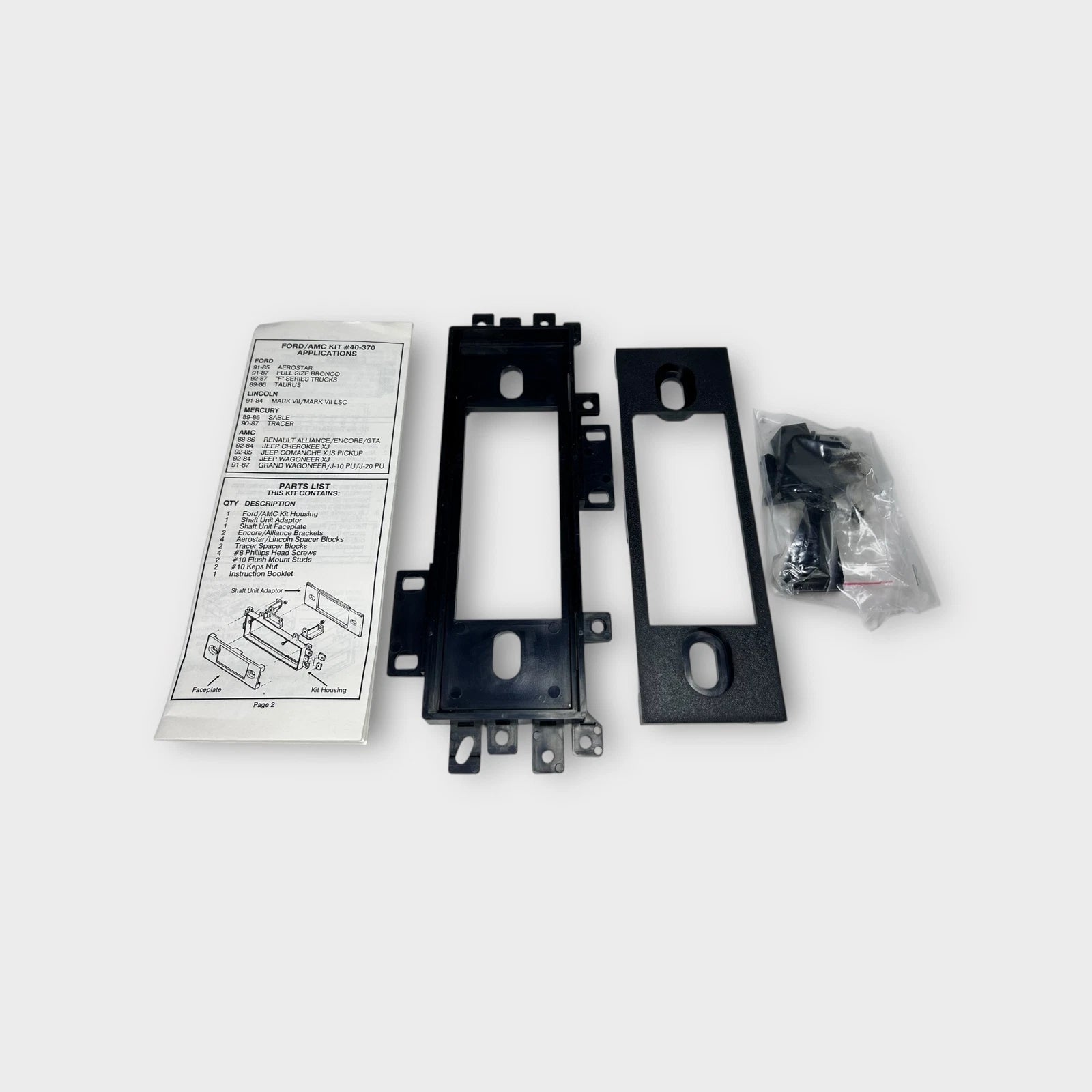 Ford/amc Multi Use Radio Installation Kit For 1984-1989 Ford/amc