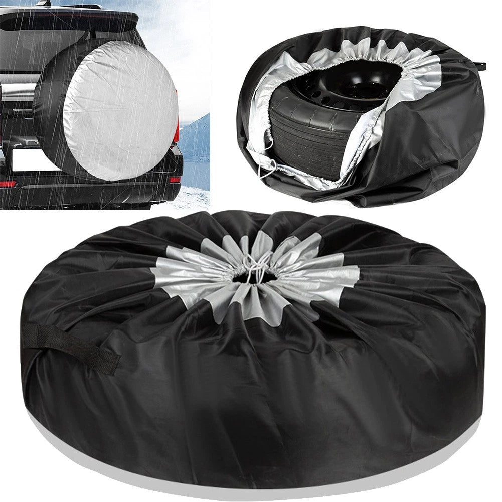 Convenient Tire Cover With Slip On Style Easy Installation Without