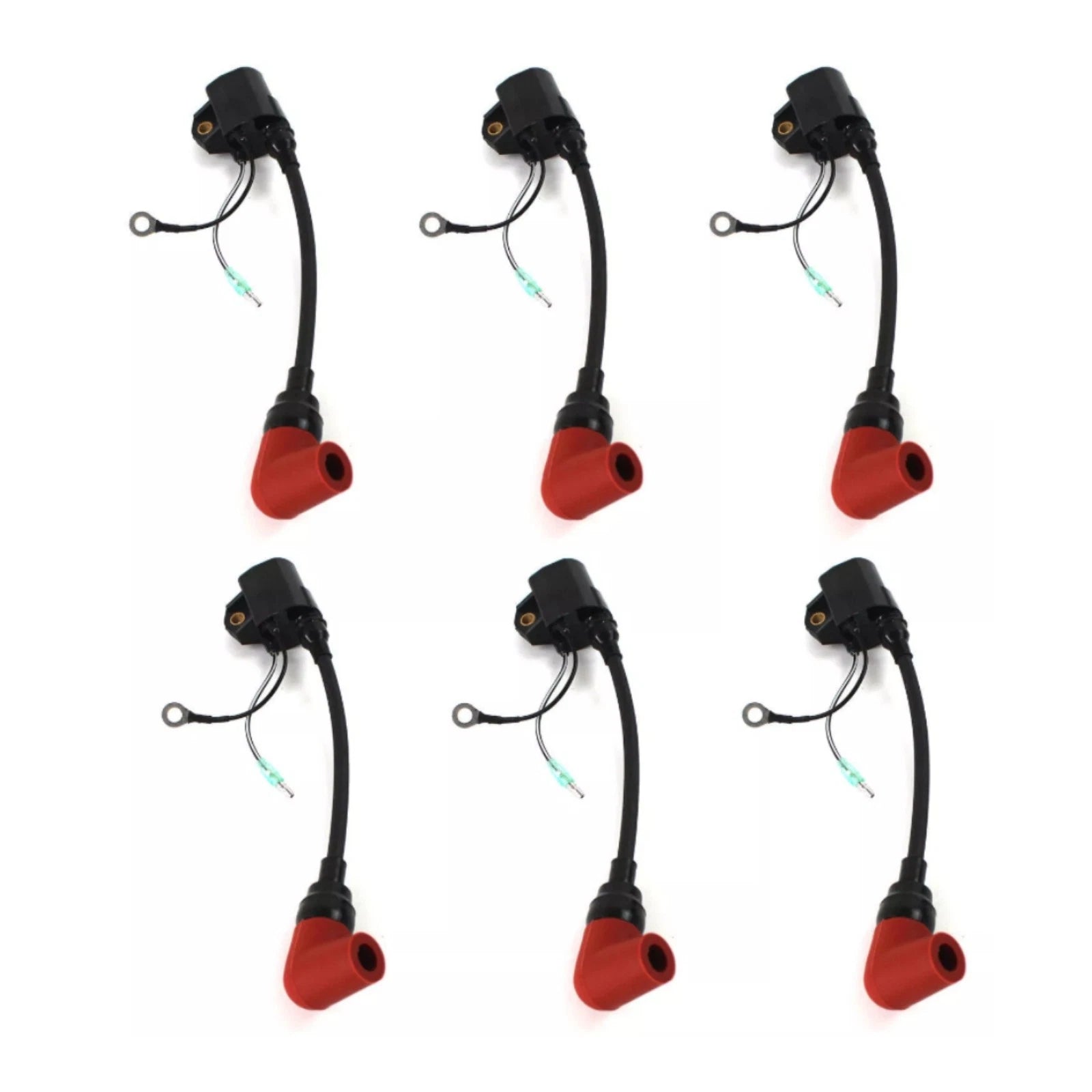 6x Ignition Set 6r3-85570-01 00 For Yamaha Outboard 100hp 175 200