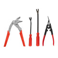 Stainless Steel Car Clip Removal Tool Set 4pcs For Door Panel Trunk