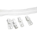 Zipper Standard 1 1/4 Inch White 10 Ft by Standard