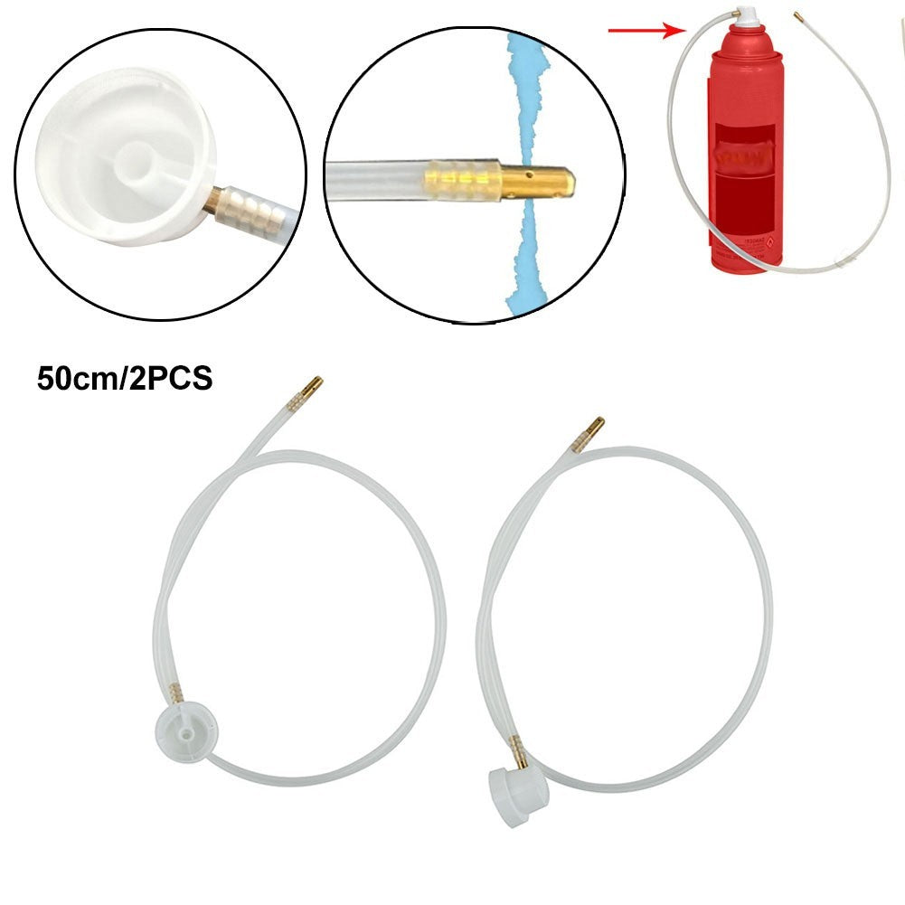 For 2 X Fluid Film Nozzle Extension Hose Kit Fit For-aerosol Cans