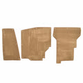 Boat Snap-In Carpet Mats Beige Syntec 3 PC by Cobalt
