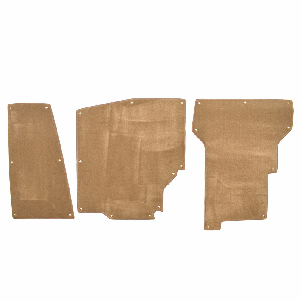 Boat Snap-In Carpet Mats Beige Syntec 3 PC by Cobalt