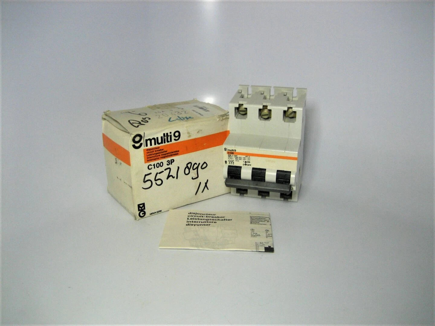 Merlin Gerin 20432 Multi 9 System C100 3-pole | Hook & Hull Co
