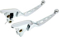 Harddrive Chrome 3 Hole Brake & Clutch Lever Set For Harley Davidson