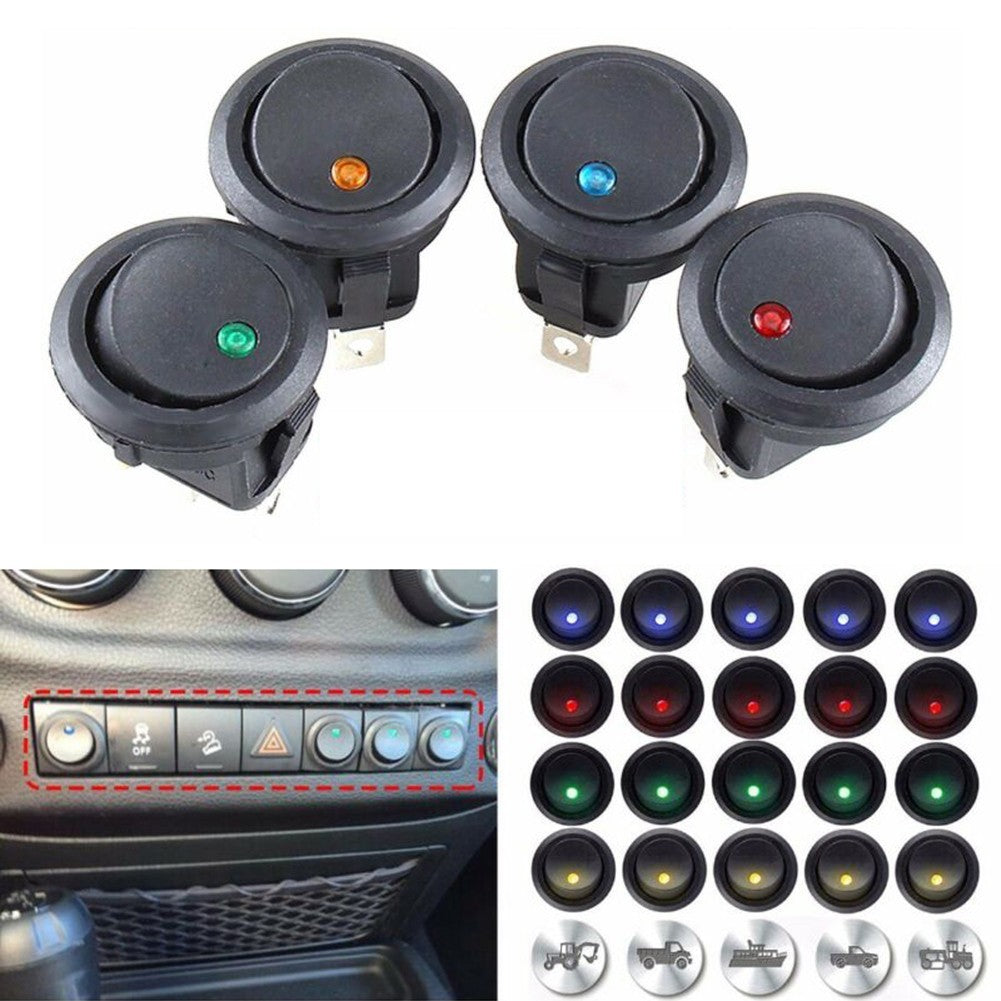 Round Rocker Switch for Cars