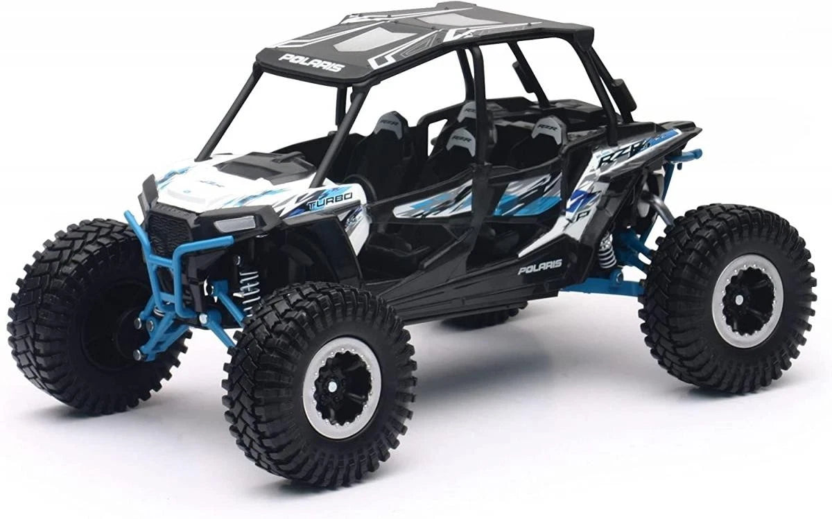 Newray Die Cast Model Polaris Rzr Xp 4 Turbo 2017, White Lightning,