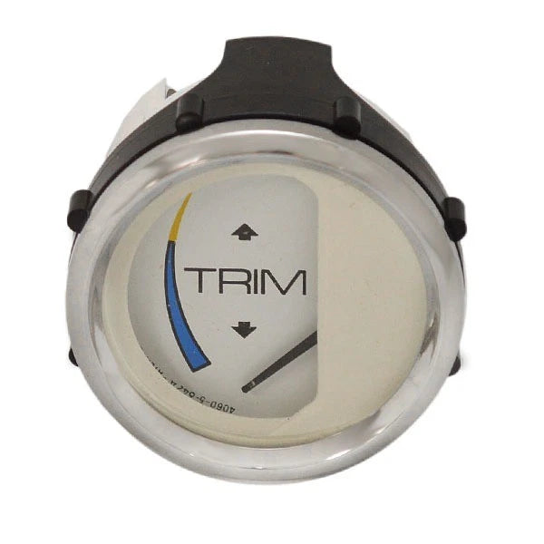 Faria Boat Trim Gauge Gp9769a | Mercury Yamaha 2 Inch Silver White