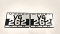 Crusader – 262 V6 – Aluminum 262 Decal ( 2 Pack ) | Hook & Hull Co
