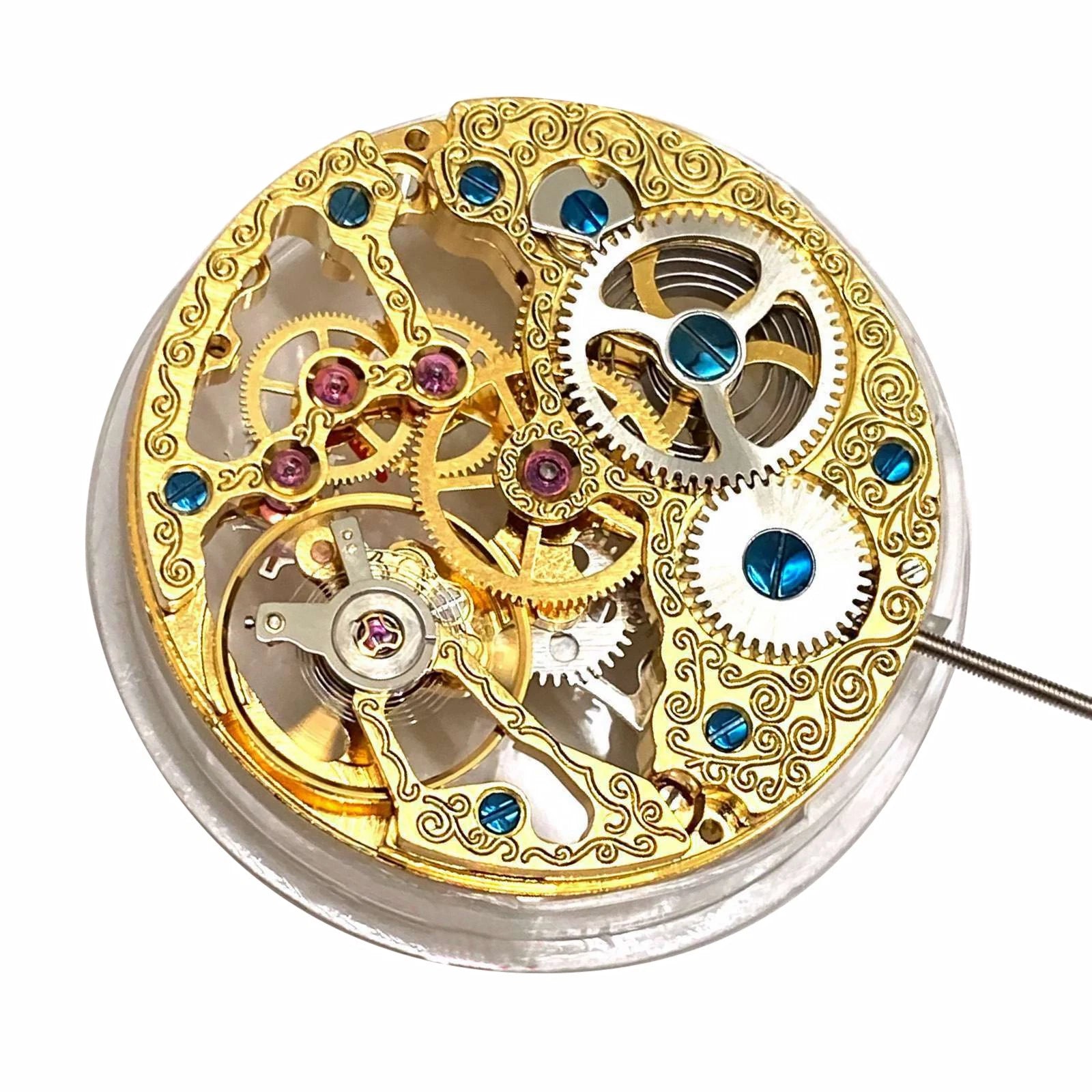 Vintage Hollow Skeleton 21600bph Mechanical For 6497 St3600 Movement