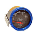 Livorsi Boat Oil Gauge LMOP80CFCI Cigarette 1 Blue 2 3/8 Inch by Livorsi