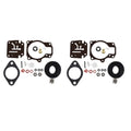 For Johnson Evinrude 50 55 60 Hp Carburetor Carb Rebuild Kit W/float