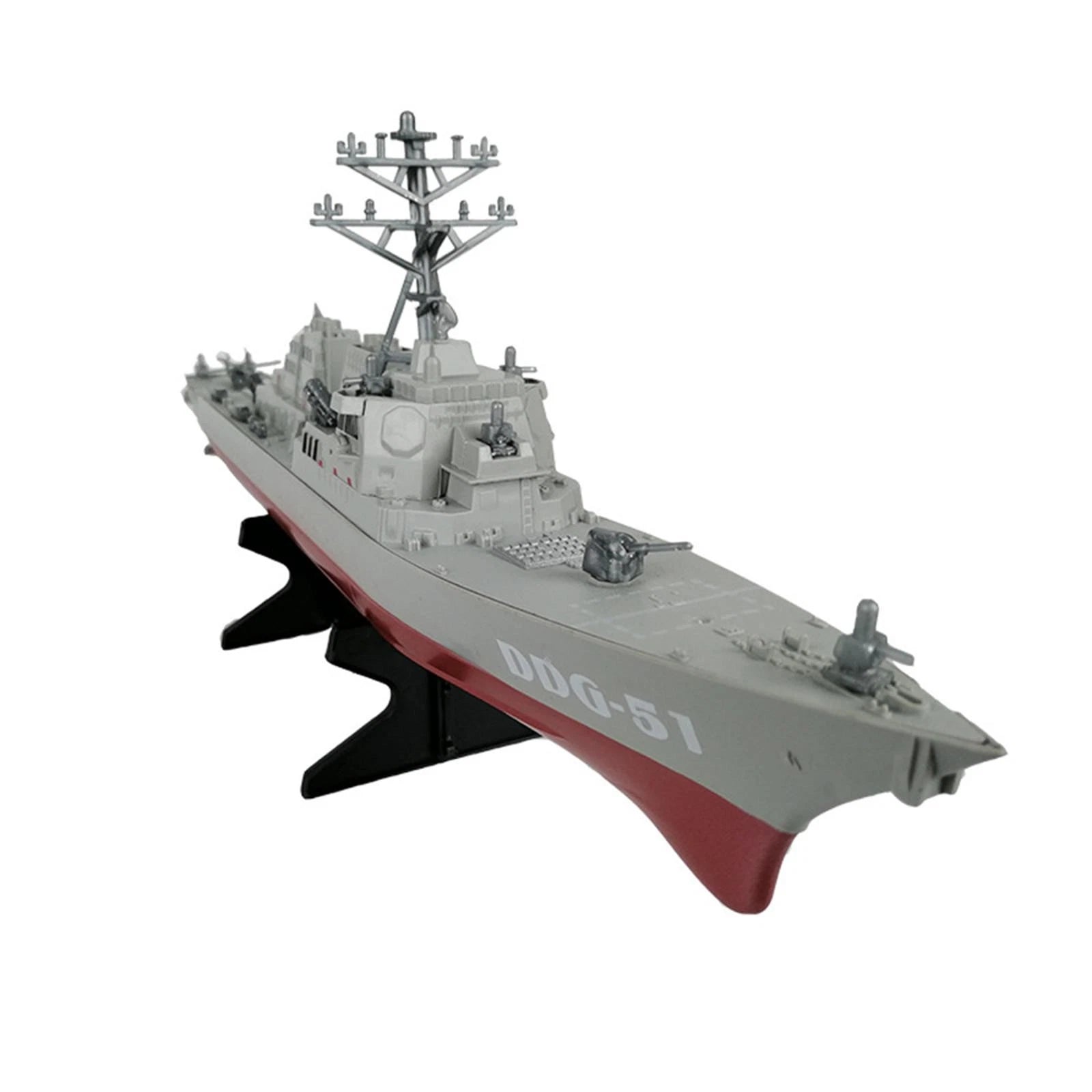 44cm Plastic Missile Ship Model Static Warship Model Destroyer