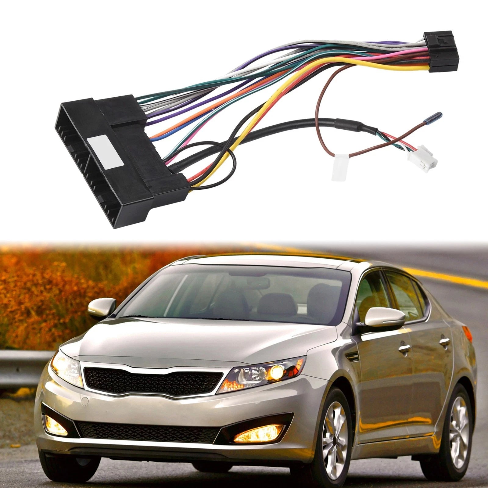 For Android Radio Wiring Harness For Hyundai And For Kia Vehicle