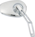 Pro One Micro Mirror V2 Cut Stem Right Chrome For Harley Indian