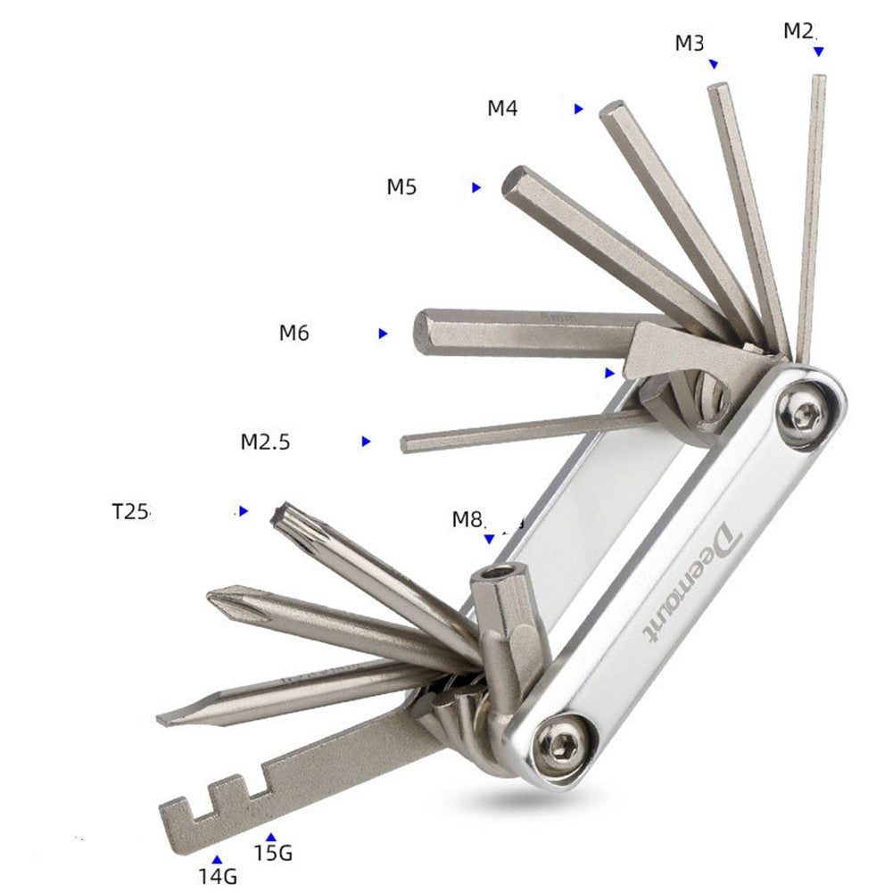 Mountain Bike Repair Kit Compact Tool