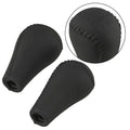 Complete Set Of For 2 Black Leather Knobs For Nissan Patrol's