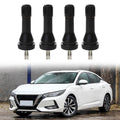 Valve Stems Tyre Stem Valve 4pcs Black Plastic Snap In Car Accessories