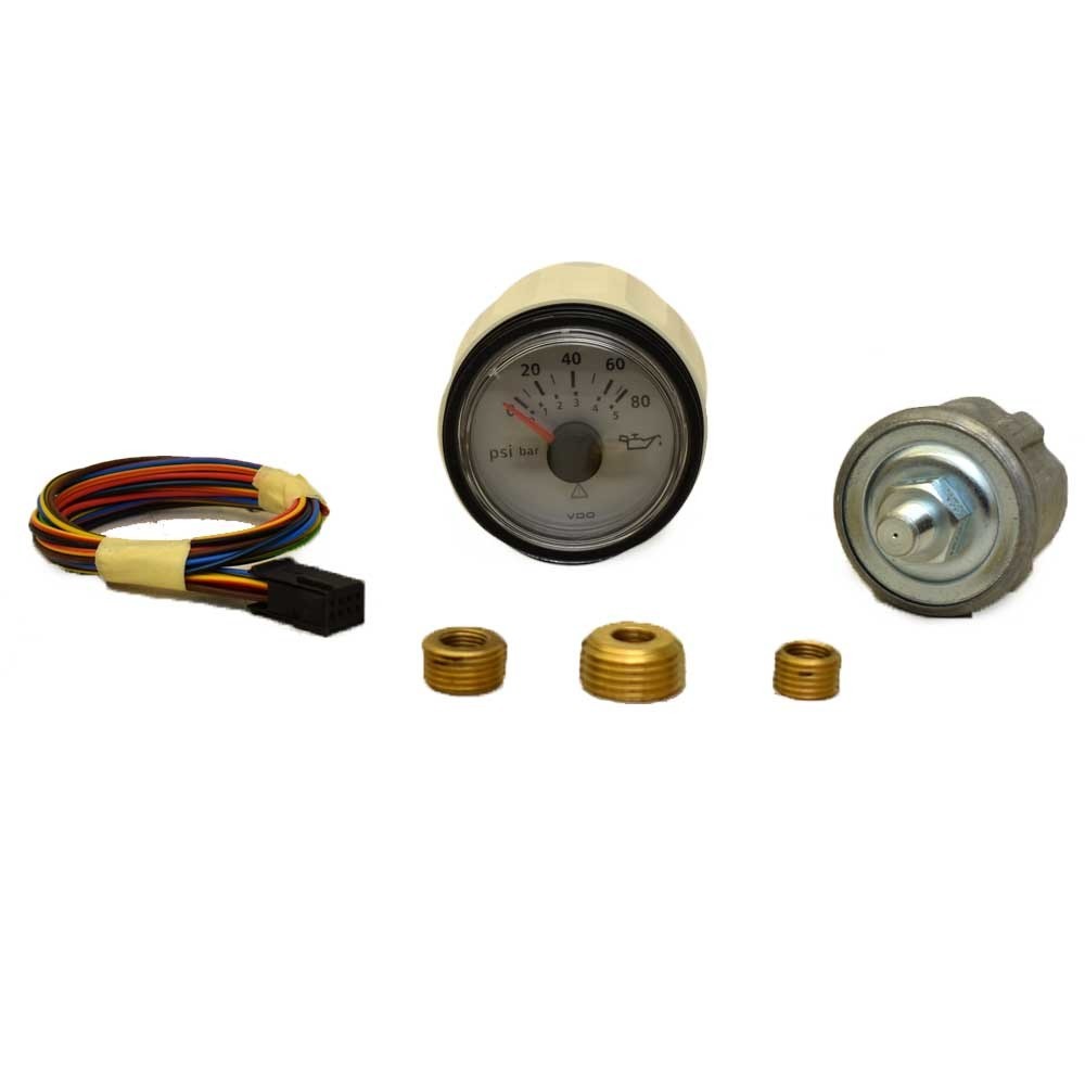VDO Boat Oil Pressure Gauge ViewLine Sterling by VDO