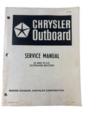Chrysler Outboard Ob 3870, 25/35 Hp Outboard Motors | Hook & Hull Co