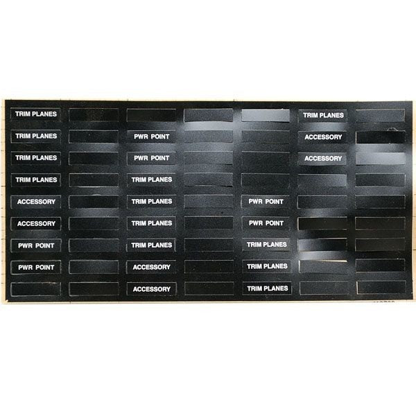 Carling Boat Breaker Panel Label Decal Stickers by Carling