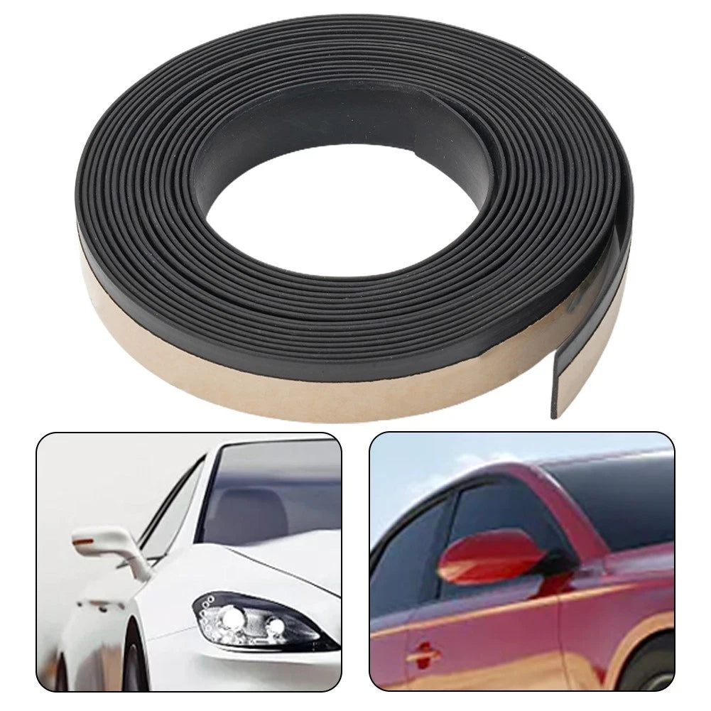 Front&amp;rear Sealing Strip Moulding Noise Rubber Trim Waterproof