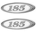 Boat Raised Decal Emblems Bayliner 185 Bowrider by Bayliner
