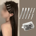 Silver Alloy Hair Fluff Clip