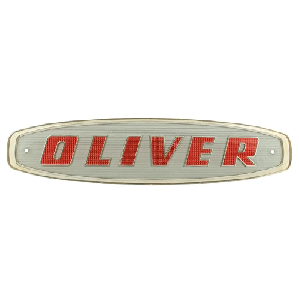 101430a Front Red Emblem For Oliver Tractor Models 550 770 880 950