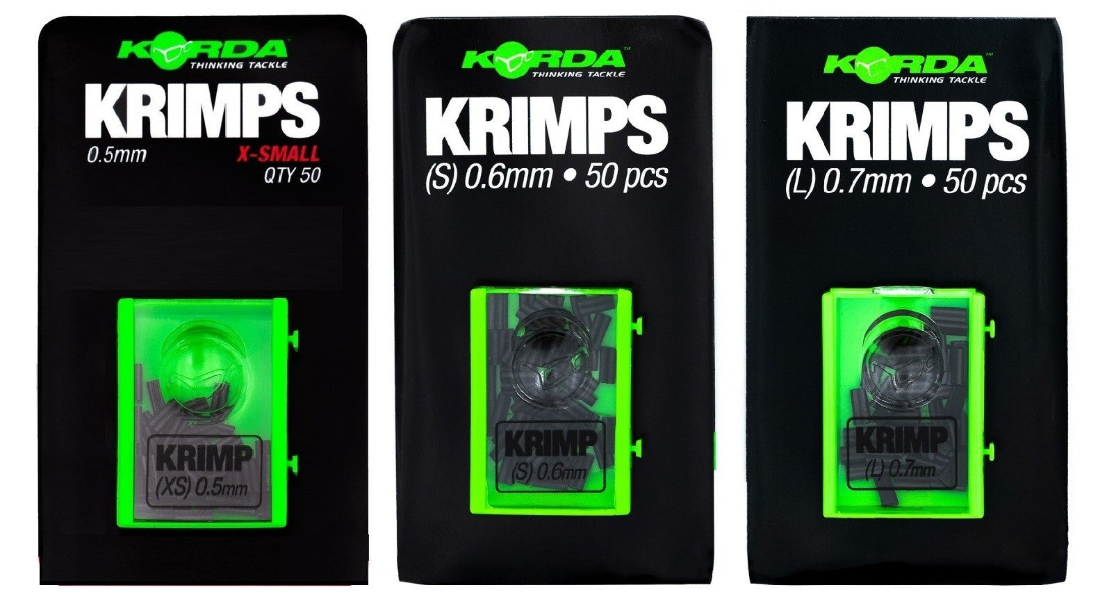 Korda Krimps 0.5mm 0.6mm 0.7mm by Korda