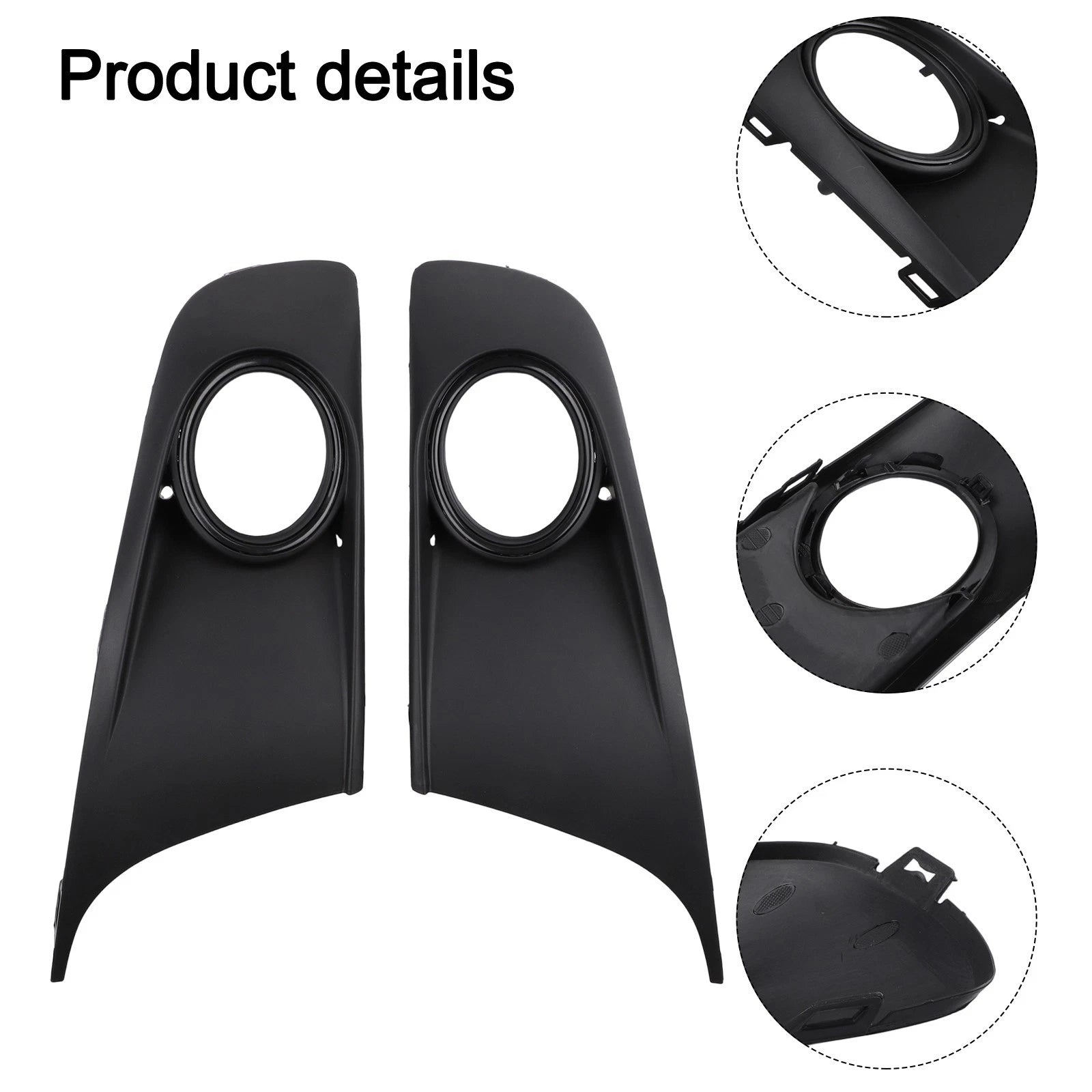 For Touran Mk2 2011 2015 Front Fog Lamp Grille Cover For Quick