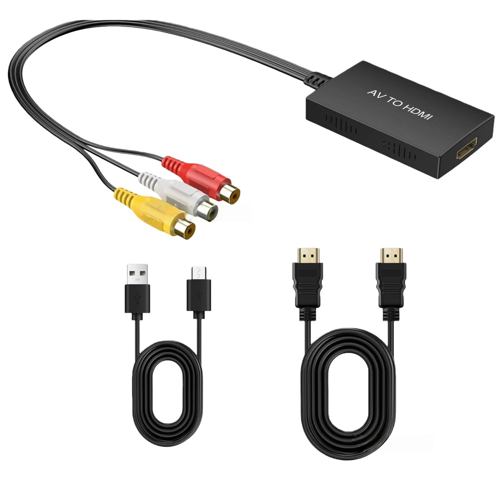 Av Composite To Hdmi Adapter Converter Module For N64 Xbox Wii Vcr