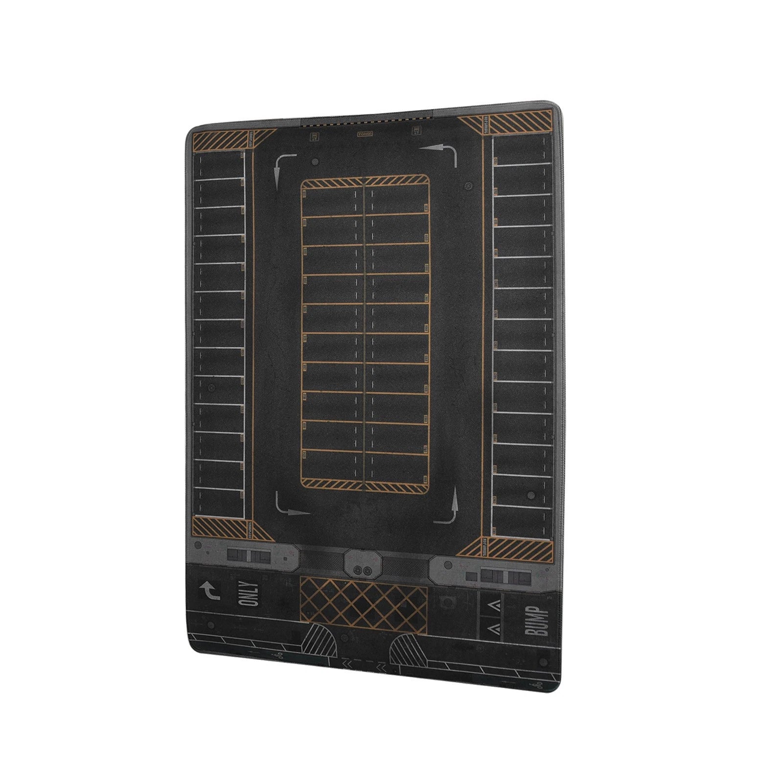 1/64 Police Parking Lot Diorama Rubber Mouse Pad For Hot Wheels
