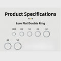 Fishing Gear Double Loop Rings for Bait Rigs