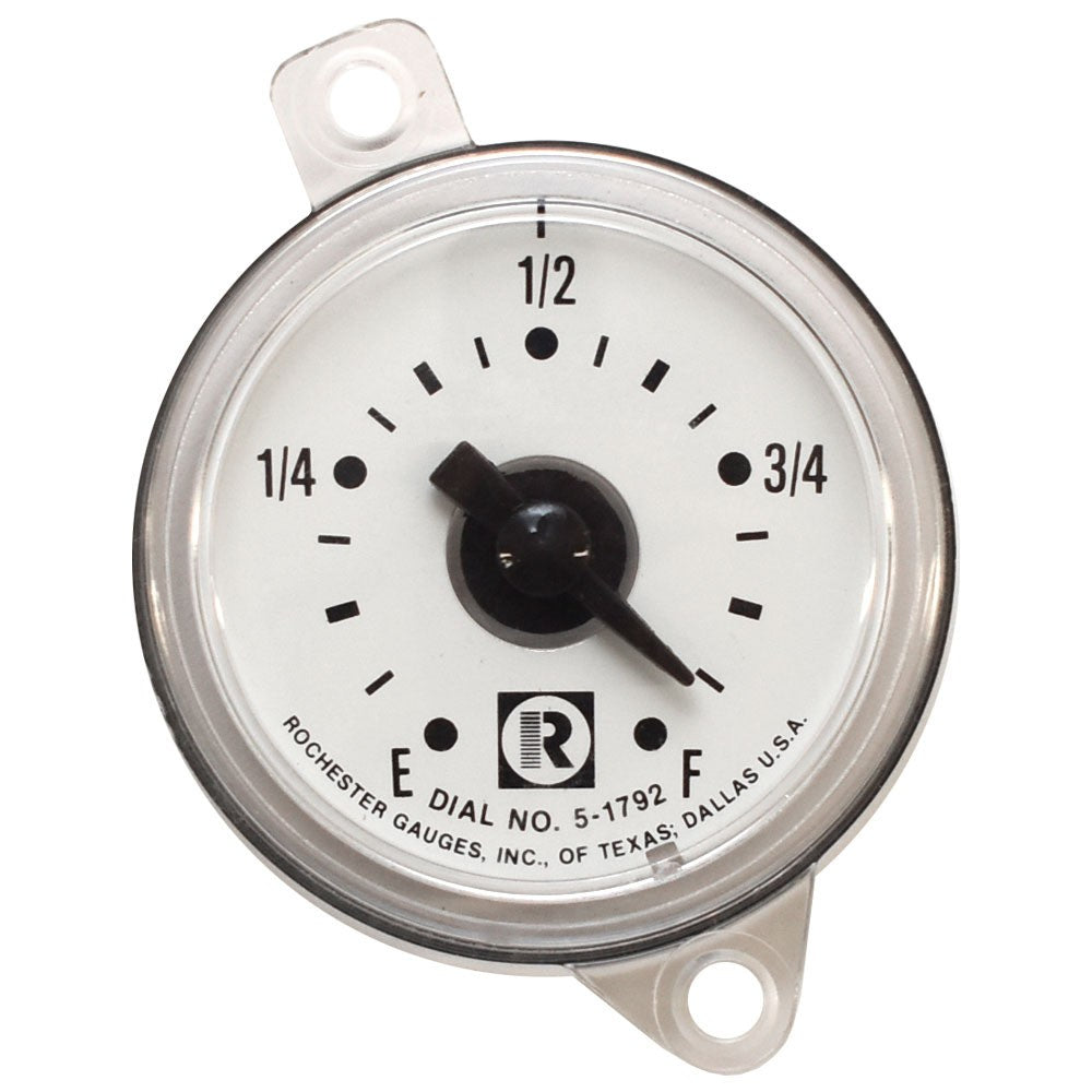 Rochester Boat Fuel Sender Gauge Direct Sight Mech Read by Rochester