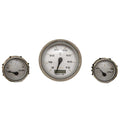 Faria Boat Gauge Set Kronos Silver (Set of 3) by Faria
