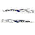 Rinker Boat Graphic Decals Captiva Gray Blue Stickers by Rinker