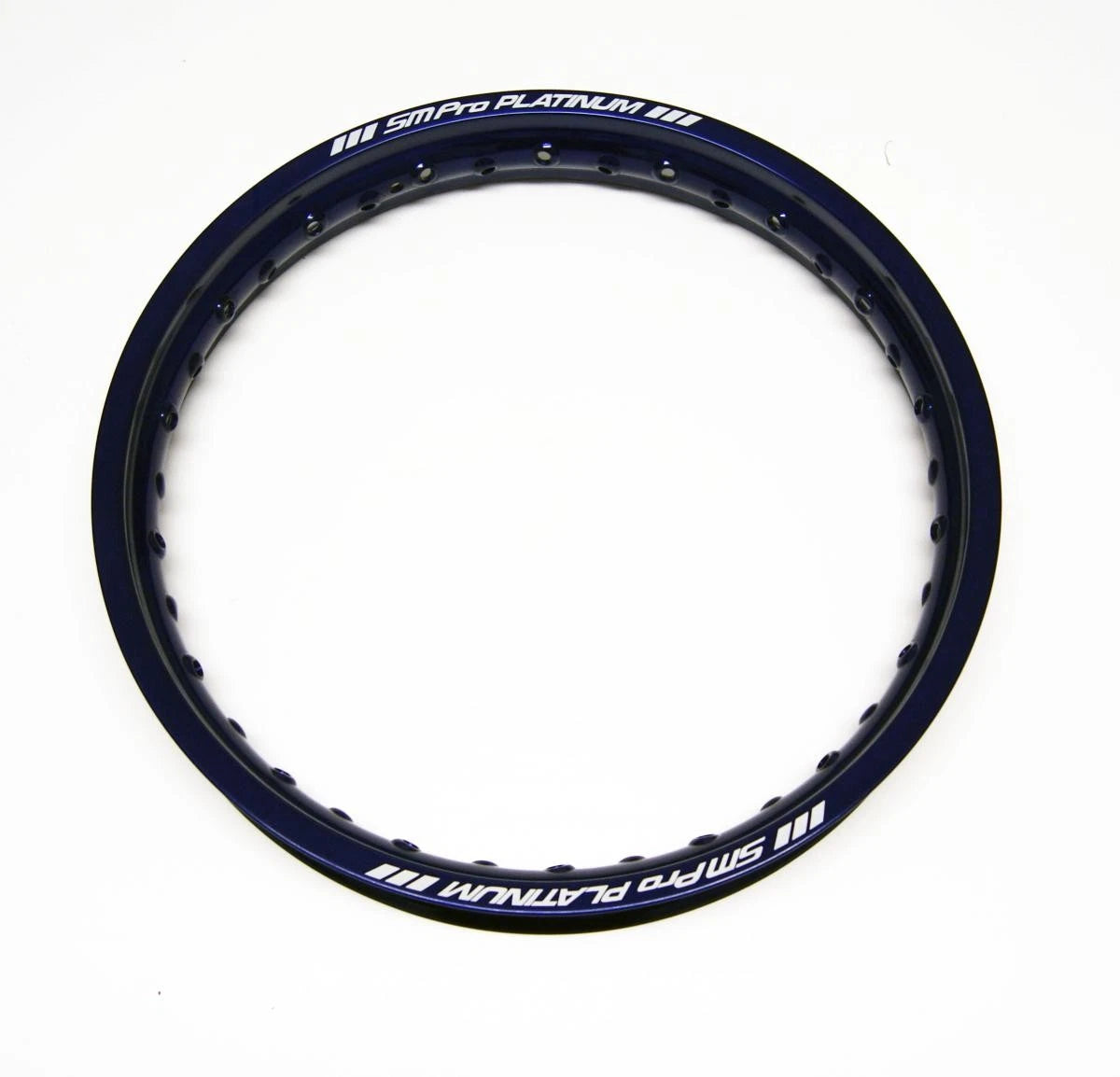 Sm Pro Platinum Rim Blue Gl0ss Rim 215-18, 36 Spoke Hole