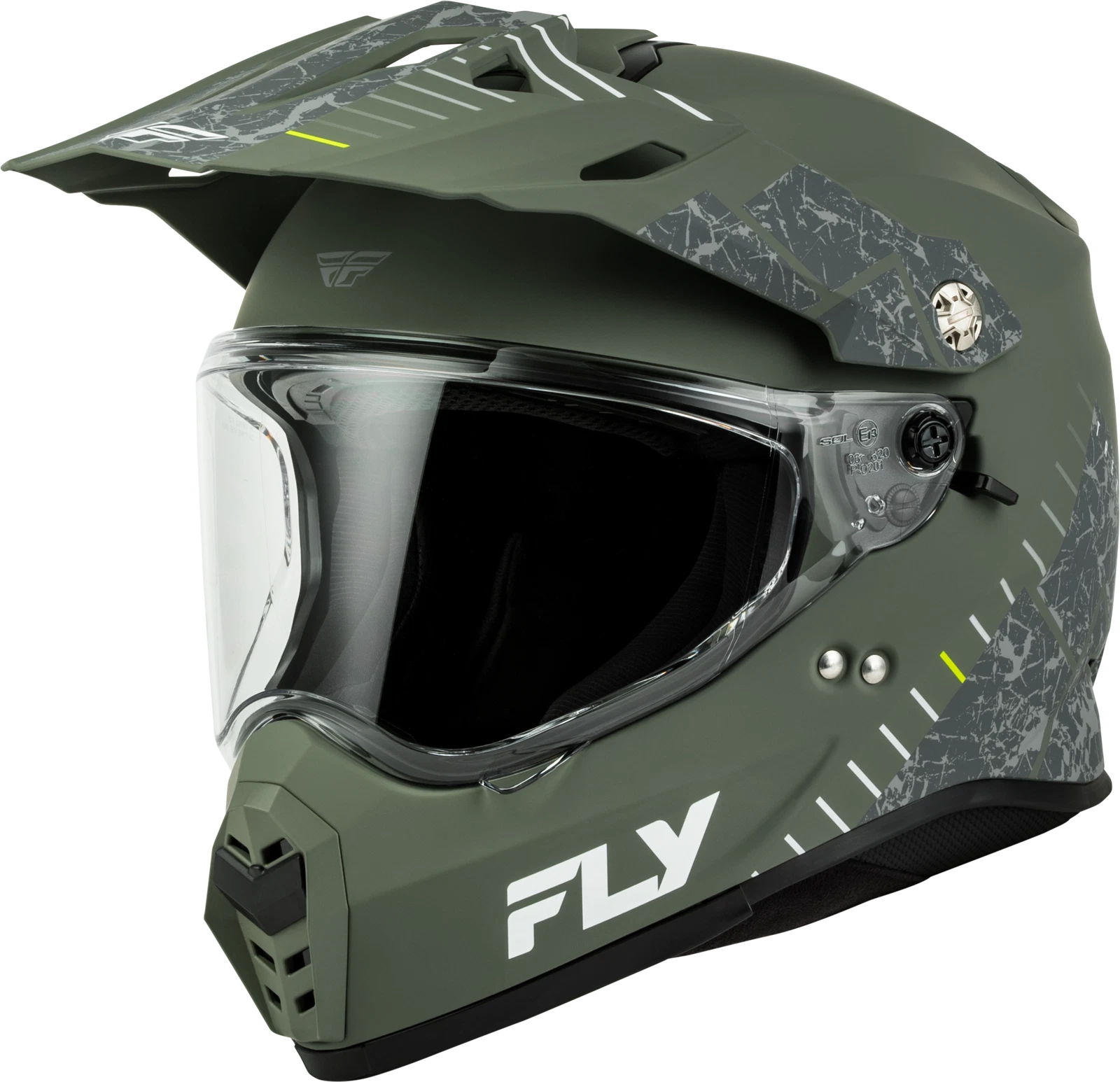 Fly Racing Trekker Granite Full-face Helmet For Adults, X-small,