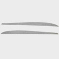 Tracker Boat Accent Decal Metallic Gray Sticker by Tracker