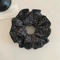 Lightweight Fabric Polka Dot Lace Hair Scrunchies