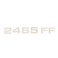 Avalon Boat Decal 2485 FF Metallic Pewter by Avalon