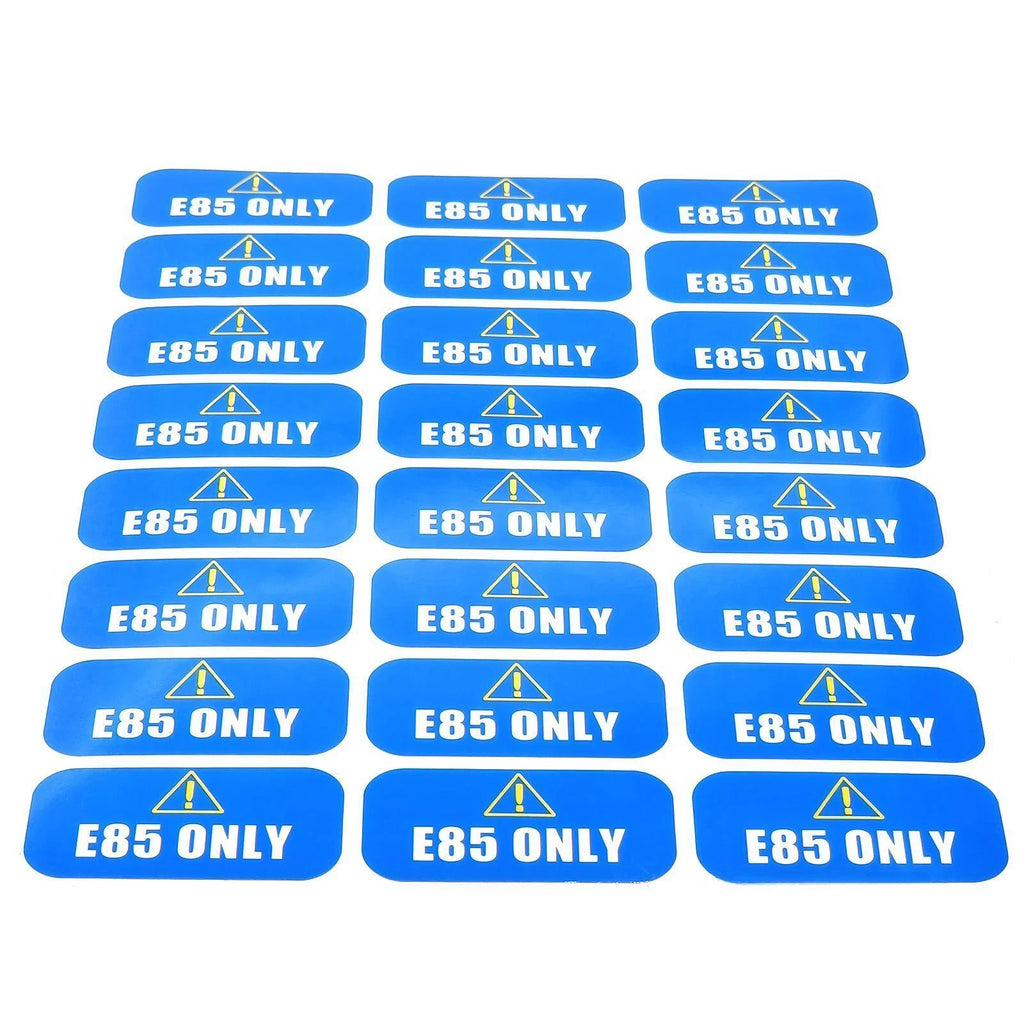 E85 Fuel Warning Label – Car Rental