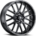 Itp Hurricane Black Wheel 18x6.5 4/137 For Atv/utv 2017-2020 Models