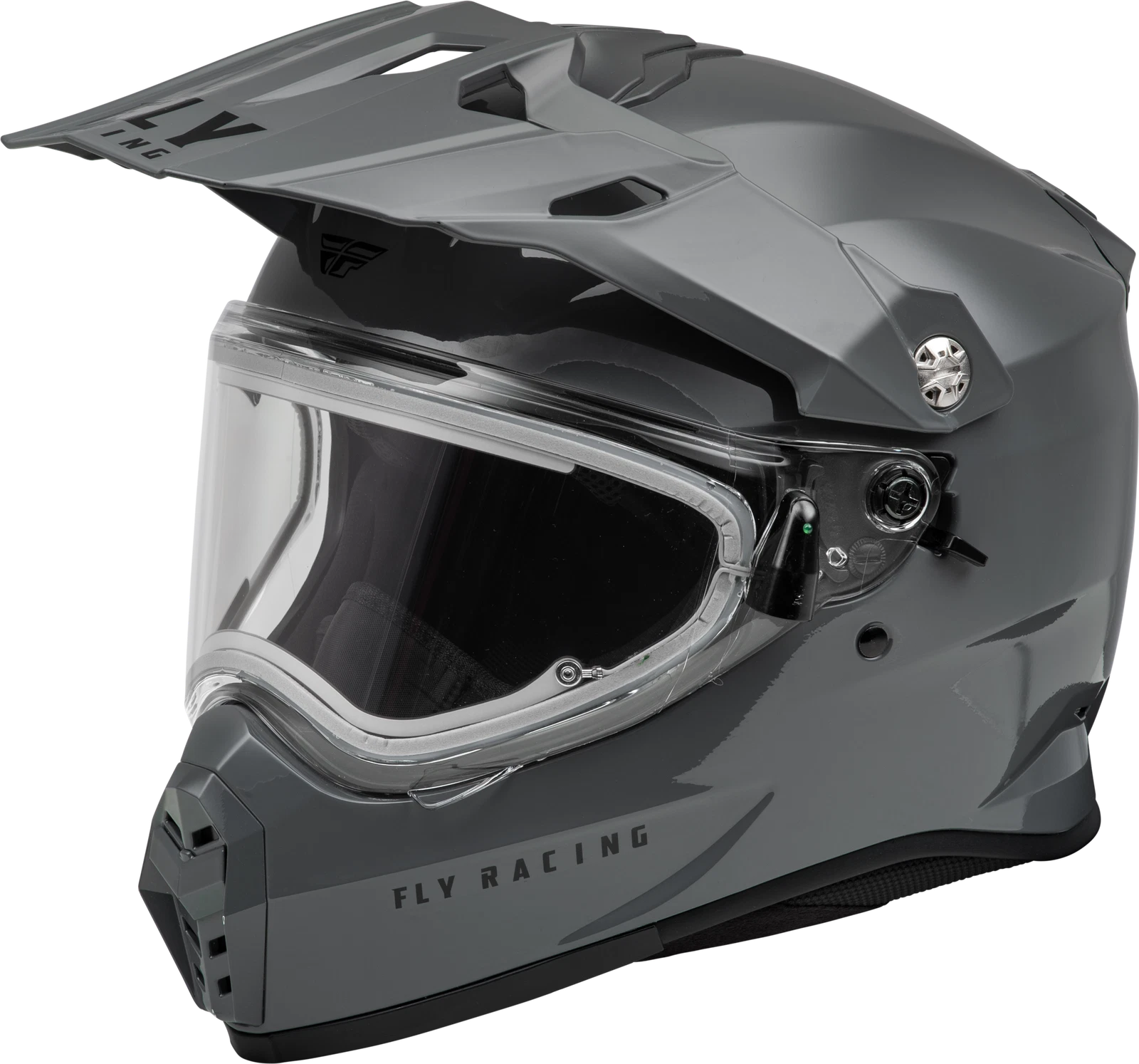 Fly Racing Trekker Cw Solid Helmet For Snowmobiles X-large Grey