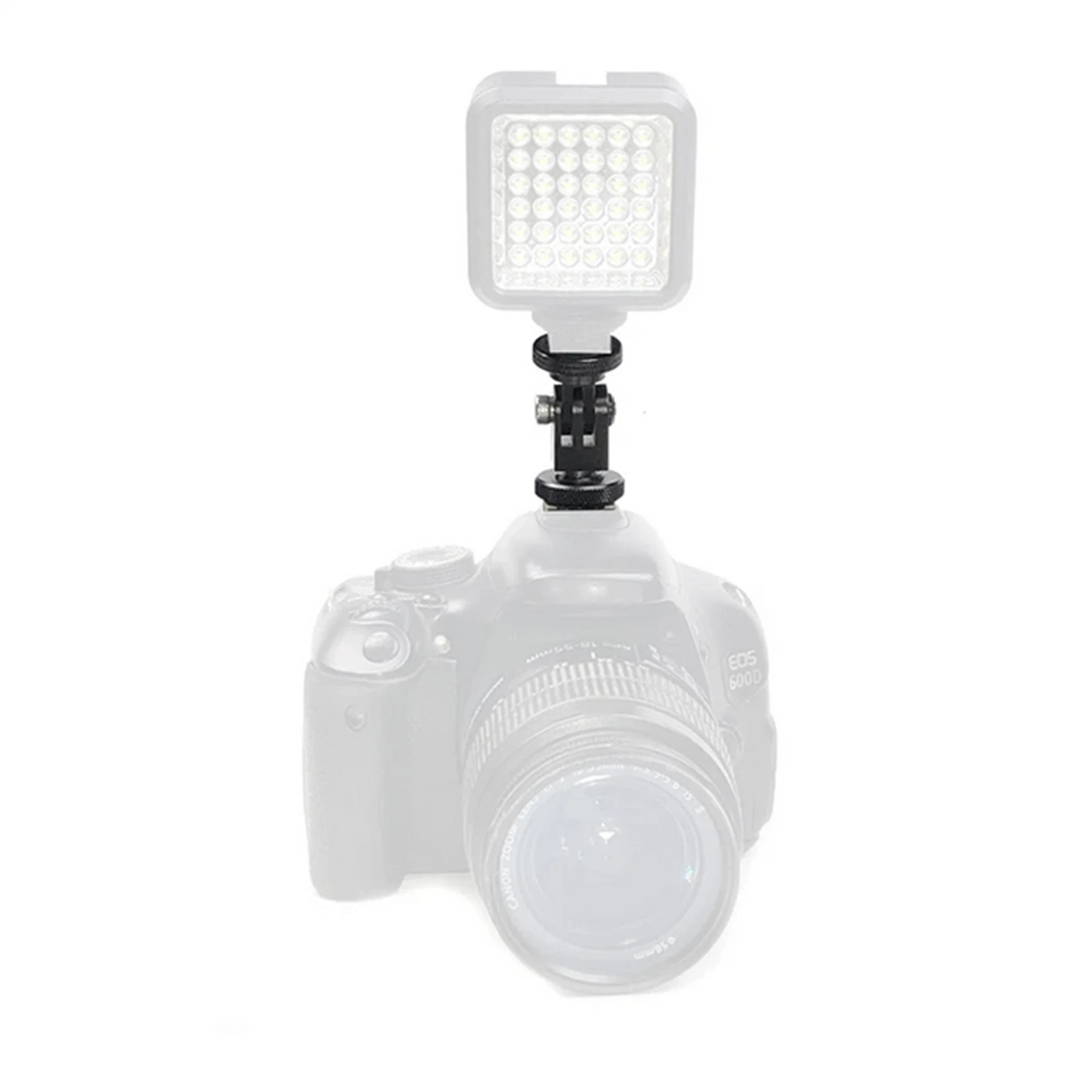 1/4 Screw 360° Rotatable Cold Shoe Mounting Bracket For Gopro Camera
