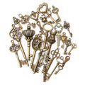 Old Vintage Antique Skeleton Keys Diy Necklace Pendant Bronze Crafts